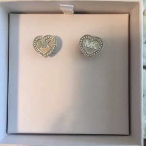 Michael Kors heart earrings
